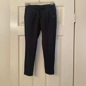Black Joggers with Tapered Fit and Elastic Waistband